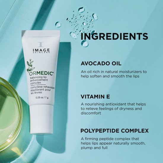 IMAGE Skincare ORMEDIC pH Balancing Lip Enhancement Complex with Avocado Oil and Vitamin E for Deep Hydration IMAGE Skincare ORMEDIC pH Balancing Lip Enhancement Complex with Avocado Oil and Vitamin E for Deep Hydration